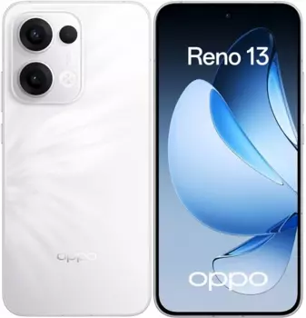Смартфон OPPO Reno13, 6.59" 2760x1256 AMOLED, MediaTek Dimensity 8350, 12Gb RAM, 512Gb, 3G/4G/5G, NFC, Wi-Fi, BT, 3xCam, 2-Sim, 5.6 А·ч, USB Type-C, Android 15, белый