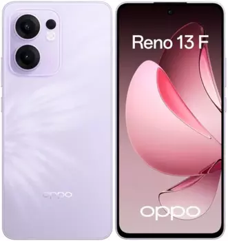 Смартфон OPPO Reno13 F, 6.67" 2400x1080 AMOLED, MediaTek Helio G100, 8Gb RAM, 256Gb, 3G/4G, NFC, Wi-Fi, BT, 3xCam, 2-Sim, 5.8 А·ч, USB Type-C, Android 15, фиолетовый