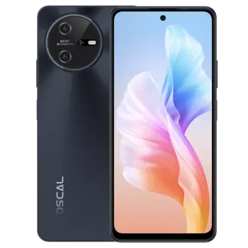 Смартфон Oscal Tiger 12, 6.78" 2460x1080 IPS, MediaTek Helio G99, 8Gb RAM, 128Gb, 3G/4G, Wi-Fi, BT, 2xCam, 2-Sim, 5000 мАч, USB Type-C, Android 13, синий (6931548315445)