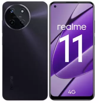 Смартфон Realme 11, 6.4" 2400x1080 AMOLED, MediaTek Helio G99, 8Gb RAM, 256Gb, 3G/4G, NFC, Wi-Fi, BT, 2xCam, 2-Sim, 5000 мАч, USB Type-C, Android 13, черный (631011000556)