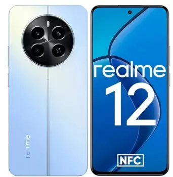 Смартфон Realme 12 4G, 6.67" 2400x1080 AMOLED, Qualcomm Snapdragon 685, 8Gb RAM, 512Gb, 3G/4G, NFC, Wi-Fi, BT, 2xCam, 2-Sim, 5000 мАч, USB Type-C, Android 14, голубой (RLM-3871.8-512.BL)