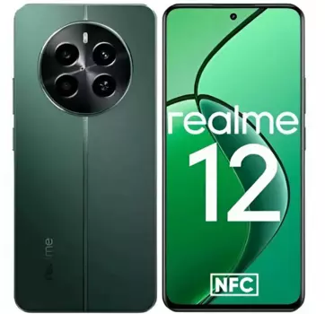 Смартфон Realme 12 4G, 6.67" 2400x1080 AMOLED, Qualcomm Snapdragon 685, 8Gb RAM, 512Gb, 3G/4G, NFC, Wi-Fi, BT, 2xCam, 2-Sim, 5000 мАч, USB Type-C, Android 14, зеленый (RLM-3871.8-512.GN)