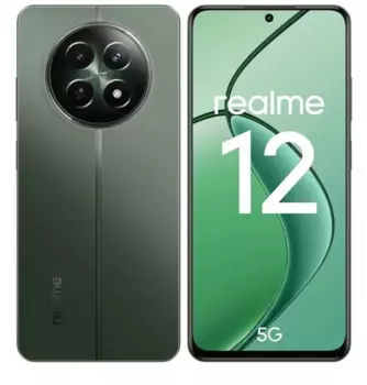 Смартфон Realme 12 5G, 6.72" 1080x2400 IPS, MediaTek Dimensity 6100+, 8Gb RAM, 256Gb, 3G/4G/5G, NFC, Wi-Fi, BT, 2xCam, 2-Sim, 5000 мАч, USB Type-C, Android 14, зеленый (631011001640)