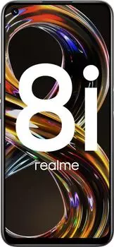 Смартфон Realme 8i, 6.59" 1080x2408 IPS, MediaTek Helio G96, 4Gb RAM, 64Gb, 3G/4G, NFC, Wi-Fi, BT, 3xCam, 2-Sim, 5000mAh, USB Type-C, Android 11, черный