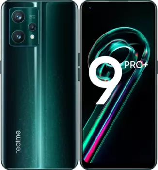 Смартфон Realme 9 Pro+, 6.4" 2400x1080 AMOLED, MediaTek Dimensity 920, 8Gb RAM, 256Gb, 3G/4G/5G, NFC, Wi-Fi, BT, 3xCam, 2-Sim, 4500mAh, USB Type-C, Android 12, зеленый
