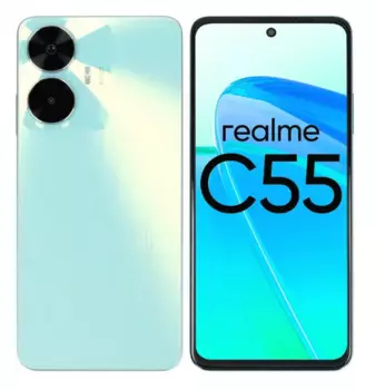 Смартфон Realme C55, 6.72" 1080x2400 IPS, MediaTek Helio G88, 8Gb RAM, 256Gb, 3G/4G, NFC, Wi-Fi, BT, 2xCam, 2-Sim, 5000 мАч, USB Type-C, Android 13, зеленый (6055894)