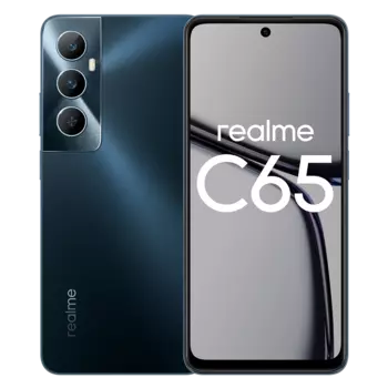 Смартфон Realme C65, 6.67" 1604x720 IPS, MediaTek Helio G85, 8Gb RAM, 256Gb, 3G/4G, Wi-Fi, BT, 2xCam, 2-Sim, 5000 мАч, USB Type-C, Android 13, черный