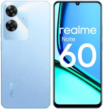 Смартфон Realme Note 60, 6.74" 1600x720 IPS, Unisoc Tiger T612, 6Gb RAM, 128Gb, 3G/4G, Wi-Fi, BT, 2xCam, 2-Sim, 5000 мАч, USB Type-C, Android 14, синий (6941764443914)