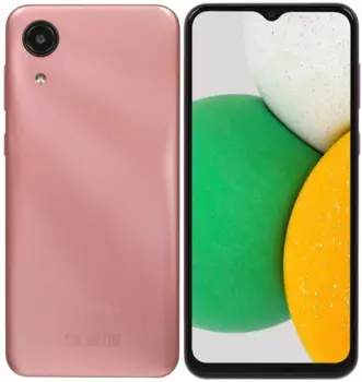 Смартфон Samsung Galaxy A03 Core, 6.5" 720x1600 TN, Unisoc SC9863A, 2Gb RAM, 32Gb, 3G/4G, Wi-Fi, BT, Cam, 2-Sim, 5000 мА⋅ч, Micro-USB, Android 11 Go, медный (SM-A032FZCDMEB)
