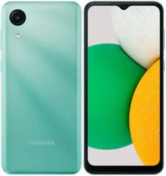 Смартфон Samsung Galaxy A03 Core, 6.5" 720x1600 TN, Unisoc SC9863A, 2Gb RAM, 32Gb, 3G/4G, Wi-Fi, BT, Cam, 2-Sim, 5000 мА⋅ч, Micro-USB, Android 11 Go, зеленый (SM-A032FLGDSKZ)