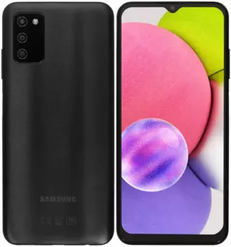 Смартфон Samsung Galaxy A03s, 6.5" 720x1600 TN, MediaTek Helio P35, 3Gb RAM, 32Gb, 3G/4G, Wi-Fi, BT, 3xCam, 2-Sim, 5000 мА⋅ч, USB Type-C, Android 11, черный (SM-A037FZKDSKZ)