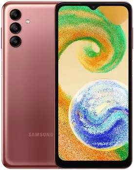 Смартфон Samsung Galaxy A04s, 6.5" 720x1600 PLS, Samsung Exynos 850, 4Gb RAM, 64Gb, 3G/4G, Wi-Fi, BT, 3xCam, 2-Sim, 5000 мАч, USB Type-C, Android 11, медный (SM-A047FZCGCAU)