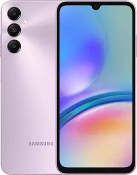 Смартфон Samsung Galaxy A05s, 6.7" 2400x1080 PLS, Qualcomm Snapdragon 680, 6Gb RAM, 128Gb, 3G/4G, Wi-Fi, BT, 3xCam, 2-Sim, 5000 мАч, USB Type-C, Android 13, фиолетовый