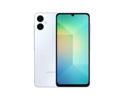 Смартфон Samsung Galaxy A06, 6.7" 1600x720 PLS, MediaTek Helio G85, 6Gb RAM, 128Gb, 3G/4G, Wi-Fi, BT, 2xCam, 2-Sim, 5000 мАч, USB Type-C, Android 14, светло-голубой (SM-A065FLBHSKZ)