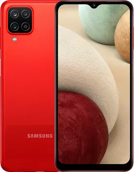 Смартфон Samsung Galaxy A12 Nacho, 6.5" 720x1600 PLS, Samsung Exynos 850, 3Gb RAM, 32Gb, 3G/4G, NFC, Wi-Fi, BT, 4xCam, 2-Sim, 5000mAh, USB Type-C, Android 10, красный (SM-A127FZRUCAU)