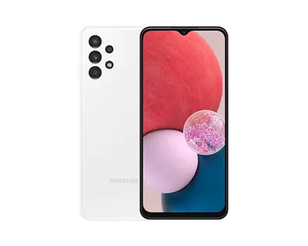 Смартфон Samsung Galaxy A13, 6.6" 1080x2408 PLS, Samsung Exynos 850, 3Gb RAM, 32Gb, 3G/4G, NFC, Wi-Fi, BT, 4xCam, 2-Sim, 5000 мА⋅ч, USB Type-C, Android, белый (SM-A135FZWUSKZ)