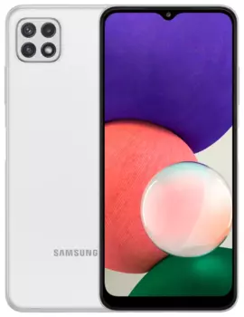 Смартфон Samsung Galaxy A22, 6.6" 1080x2408 TFT, MediaTek Dimensity 700, 4Gb RAM, 128Gb, 3G/4G, NFC, Wi-Fi, BT, 3xCam, 2-Sim, 5000mAh, USB Type-C, Android 11, белый (SM-A226BZWVMEB)