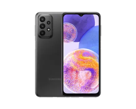Смартфон Samsung Galaxy A23, 6.6" 1080x2408 PLS, Qualcomm Snapdragon 680, 4Gb RAM, 128Gb, 3G/4G, NFC, Wi-Fi, BT, 4xCam, 2-Sim, 5000 мА⋅ч, USB Type-C, Android 12, черный (SM-A235FZKVMEB)
