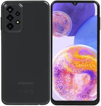Смартфон Samsung Galaxy A23, 6.6" 1080x2408 PLS, Qualcomm Snapdragon 680, 6Gb RAM, 128Gb, 3G/4G, NFC, Wi-Fi, BT, 4xCam, 2-Sim, 5000mAh, USB Type-C, Android 12, черный (SM-A235FZKKMEA)