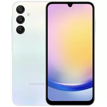 Смартфон Samsung Galaxy A25 5G, 6.5" 2340x1080 AMOLED, Samsung Exynos 1280, 6Gb RAM, 128Gb, 3G/4G/5G, NFC, Wi-Fi, BT, 3xCam, 2-Sim, 5000 мАч, USB Type-C, Android 14, голубой (SM-A256ELBDSKZ)