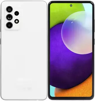 Смартфон Samsung Galaxy A52, 6.5" 1080x2400 Super AMOLED, Qualcomm Snapdragon 720G, 8Gb RAM, 256Gb, 3G/4G, NFC, Wi-Fi, BT, 4xCam, 2-Sim, 4500mAh, USB Type-C, Android 11, белый (SM-A525FZWIMEB)