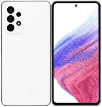 Смартфон Samsung Galaxy A53 5G, 6.5" 1080x2400 Super AMOLED, Samsung Exynos 1280, 8Gb RAM, 256Gb, 3G/4G/5G, NFC, Wi-Fi, BT, 4xCam, 2-Sim, 5000 мА⋅ч, USB Type-C, Android 12, белый (SM-A536EZWHMEA)