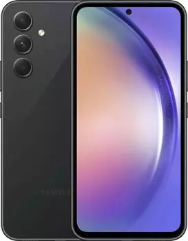 Смартфон Samsung Galaxy A54, 6.4" 1080x2340 Super AMOLED, Samsung Exynos 1380, 6Gb RAM, 128Gb, 3G/4G/5G, NFC, Wi-Fi, BT, 3xCam, 2-Sim, 5000 мАч, USB Type-C, Android 13, серый (SM-A546EZKASKZ)