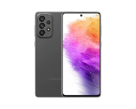 Смартфон Samsung Galaxy A73 5G, 6.7" 1080x2400 Super AMOLED Plus, Qualcomm Snapdragon 778G, 6Gb RAM, 128Gb, 3G/4G/5G, NFC, Wi-Fi, BT, 4xCam, 2-Sim, 5000 мА⋅ч, USB Type-C, Android 12, серый (SM-A736BZADSKZ)
