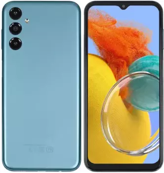 Смартфон Samsung Galaxy M14, 6.6" 1080x2408 PLS, Samsung Exynos 1330, 4Gb RAM, 64Gb, 3G/4G/5G, NFC, Wi-Fi, BT, 3xCam, 2-Sim, 6000 мАч, USB Type-C, Android 13, синий (SM-M146BZBUCAU)