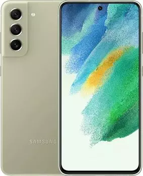 Смартфон Samsung Galaxy S21 FE, 6.4" 1080x2340 Dynamic AMOLED 2X, Qualcomm Snapdragon 888, 6Gb RAM, 128Gb, 3G/4G/5G, NFC, Wi-Fi, BT, 3xCam, 2-Sim, 4500mAh, USB Type-C, Android 12, мятный (SM-G990BLGFCAU)