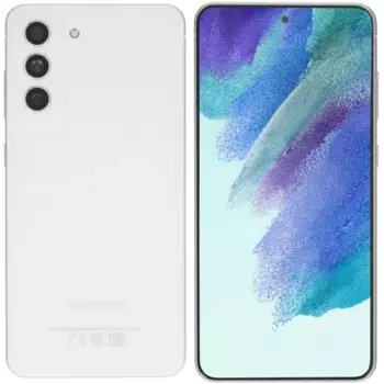 Смартфон Samsung Galaxy S21 FE, 6.4" 1080x2340 Dynamic AMOLED 2X, Qualcomm Snapdragon 888, 8Gb RAM, 256Gb, 3G/4G/5G, NFC, Wi-Fi, BT, 3xCam, 2-Sim, 4500mAh, USB Type-C, Android 12, белый (SM-G990BZWWSKZ)