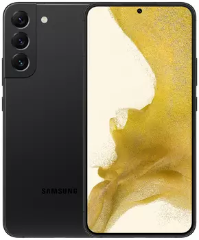 Смартфон Samsung Galaxy S22+, 6.6" 1080x2340 Dynamic AMOLED 2X, Samsung Exynos 2200, 8Gb RAM, 128Gb, 3G/4G/5G, NFC, Wi-Fi, BT, 3xCam, 2-Sim, 4500mAh, USB Type-C, Android, черный (SM-S906BZKDSKZ)
