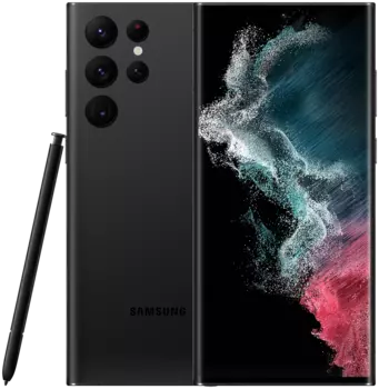 Смартфон Samsung Galaxy S22 Ultra, 6.8" 1440x3088 Dynamic AMOLED 2X, Samsung Exynos 2200, 12Gb RAM, 256Gb, 3G/4G/5G, NFC, Wi-Fi, BT, 4xCam, 2-Sim, 5000mAh, USB Type-C, Android 12, черный (SM-S908BZKGSKZ)