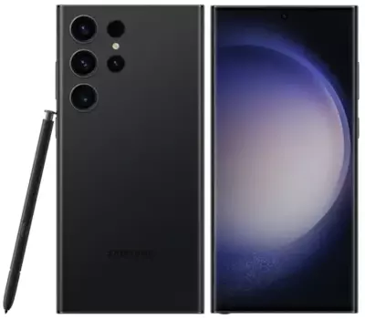 Смартфон Samsung Galaxy S23 Ultra, 6.8" 1440x3088 Dynamic AMOLED 2X, Qualcomm Snapdragon 8 Gen 2, 12Gb RAM, 256Gb, 3G/4G/5G, NFC, Wi-Fi, BT, 4xCam, 2-Sim, 5000 мАч, USB Type-C, Android 13, черный (SM-S918BZKCMEA)