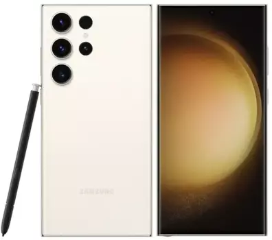 Смартфон Samsung Galaxy S23 Ultra, 6.8" 1440x3088 Dynamic AMOLED 2X, Qualcomm Snapdragon 8 Gen 2, 12Gb RAM, 256Gb, 3G/4G/5G, NFC, Wi-Fi, BT, 4xCam, 2-Sim, 5000 мАч, USB Type-C, Android 13, бежевый (SM-S918BZECMEA)