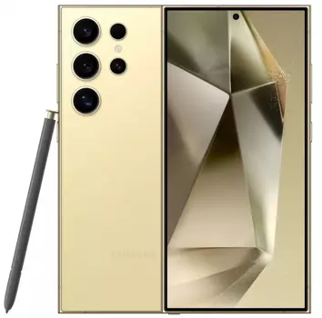 Смартфон Samsung Galaxy S24 Ultra, 6.8" 3120x1440 Dynamic AMOLED 2X, Qualcomm Snapdragon 8 Gen 3, 12Gb RAM, 512Gb, 3G/4G/5G, NFC, Wi-Fi, BT, 4xCam, 2-Sim, 5000 мАч, USB Type-C, Android 14, желтый (SM-S928BZYHCAU)