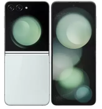 Смартфон Samsung Galaxy Z Flip5, 6.7" 2640x1080 Dynamic AMOLED 2X, Qualcomm Snapdragon 8 Gen 2, 8Gb RAM, 256Gb, 3G/4G/5G, NFC, Wi-Fi, BT, 2xCam, 2-Sim, 3700 мАч, USB Type-C, Android 13, мятный (SM-F731BLGGCAU)