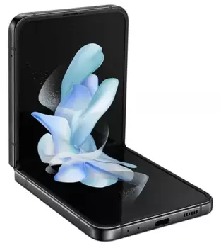 Смартфон Samsung Galaxy Z Flip 4, 6.7" 1080x2640 Dynamic AMOLED 2X, Qualcomm Snapdragon 8 Gen1, 8Gb RAM, 128Gb, 3G/4G/5G, NFC, Wi-Fi, BT, 2xCam, 2-Sim (nano SIM+eSIM), 3700mAh, USB Type-C, Android 12, серый (SM-F721BZAGCAU)