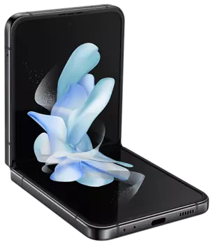 Смартфон Samsung Galaxy Z Flip 4, 6.7" 1080x2640 Dynamic AMOLED 2X, Qualcomm Snapdragon 8 Gen1, 8Gb RAM, 512Gb, 3G/4G/5G, NFC, Wi-Fi, BT, 2xCam, 2-Sim (nano SIM+eSIM), 3700mAh, USB Type-C, Android 12, серый (SM-F721BZAFMEA)