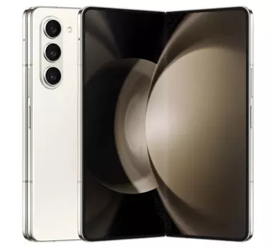 Смартфон Samsung Galaxy Z Fold5, 7.6" 2176x1812 Dynamic AMOLED 2X, Qualcomm Snapdragon 8 Gen 2, 12Gb RAM, 512Gb, 3G/4G/5G, NFC, Wi-Fi, BT, 3xCam, 2-Sim, 4400 мАч, USB Type-C, Android 13, бежевый (SM-F946BZECCAU)