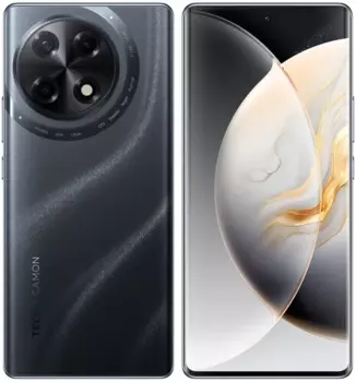 Смартфон Tecno Camon 30S, 6.78" 2436x1080 AMOLED, MediaTek Helio G100, 8Gb RAM, 128Gb, 3G/4G, NFC, Wi-Fi, BT, 2xCam, 2-Sim, 5000 мАч, USB Type-C, Android 14, черный (TCN-CLA5.8.128.BK)