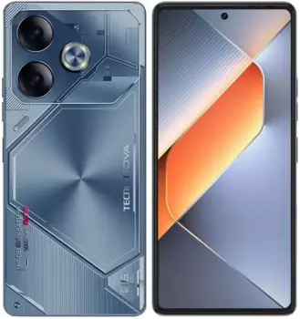 Смартфон Tecno POVA 6, 6.78" 2460x1080 AMOLED, MediaTek Helio G99 Ultra, 12Gb RAM, 256Gb, 3G/4G, Wi-Fi, BT, 2xCam, 2-Sim, 6000 мАч, USB Type-C, Android 14, синий (TCN-LI7.12.256.BL)