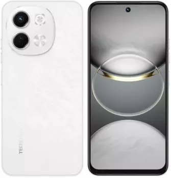Смартфон Tecno Spark 30 5G, 6.67" 1600x720 IPS, MediaTek Dimensity 6300, 6Gb RAM, 128Gb, 3G/4G/5G, NFC, Wi-Fi, BT, 2xCam, 2-Sim, 5000 мАч, USB Type-C, Android 14, белый (TCN-KL8.6.128.WH)