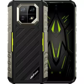 Смартфон Ulefone Armor 22, 6.58" 2408x1080 IPS, MediaTek Helio G96, 8Gb RAM, 256Gb, 3G/4G, NFC, Wi-Fi, BT, 2xCam, 2-Sim, 6.6 А·ч, USB Type-C, Android 13, зеленый, ударопрочный корпус (6937748735601)