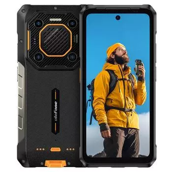 Смартфон Ulefone Armor 26 Ultra, 6.78" 2460x1080 IPS, MediaTek Dimensity 8020, 12Gb RAM, 512Gb, 3G/4G/5G, NFC, Wi-Fi, BT, 4xCam, 2-Sim, 15.6 А·ч, USB Type-C, Android 13, черный, ударопрочный корпус (ULFAR26U-12512BLK)