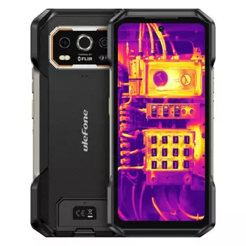 Смартфон Ulefone Armor 27T Pro, 6.78" 2460x1080 IPS, MediaTek Dimensity 6300, 12Gb RAM, 256Gb, 3G/4G/5G, NFC, Wi-Fi, BT, 2xCam, 2-Sim, 10.6 А·ч, USB Type-C, Android 14, черный, ударопрочный корпус (ULFAR27TP-12256BLK)