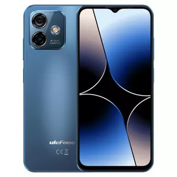 Смартфон Ulefone Note 16 Pro, 6.52" 1600x720 IPS, Unisoc Tiger T606, 8Gb RAM, 128Gb, 3G/4G, Wi-Fi, BT, 2xCam, 2-Sim, 4400 мАч, USB Type-C, Android 13, синий (6937748735311)