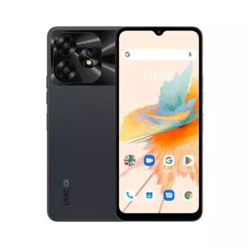 Смартфон UMIDIGI A15, 6.7" 1650x720 IPS, Unisoc T616, 8Gb RAM, 256Gb, 3G/4G, Wi-Fi, BT, 3xCam, 2-Sim, 5000 мАч, USB Type-C, Android 11, черный (C.A15-A-J-192-L-B)