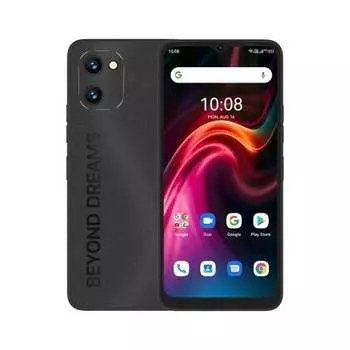 Смартфон UMIDIGI G1 MAX, 6.52" 1600x720 IPS, Unisoc T610, 6Gb RAM, 128Gb, 3G/4G, Wi-Fi, BT, 2xCam, 2-Sim, 5.15 А·ч, USB Type-C, Android 12, черный (C.G1MA-U-J-192-B-Z01)