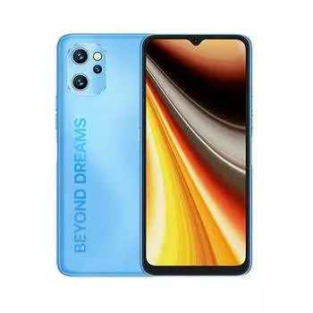 Смартфон UMIDIGI Power 7 Max, 6.7" 1650x720 IPS, Unisoc Tiger T610, 6Gb RAM, 128Gb, 3G/4G, Wi-Fi, BT, 3xCam, 2-Sim, 10000 мАч, USB Type-C, Android 11, синий (C.POW7-A-J-192-L-Z02)